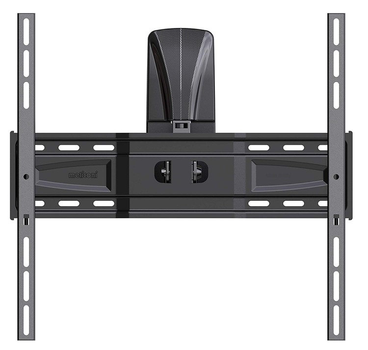 Meliconi SlimStyle Plus 400 SR Supporto TV da Parete Inclinabile e Orientabile per TV da 40'' a 82'' (101-208 cm) - Portata Max 37 kg, VESA 200-300-400, Colore Nero