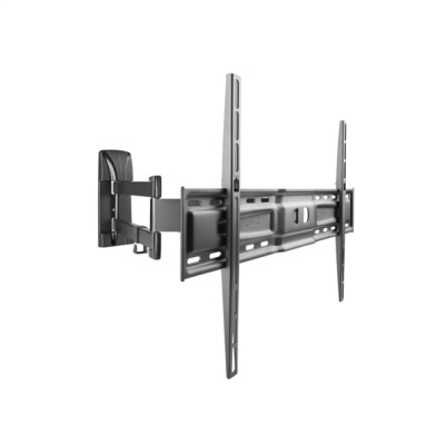 Meliconi SlimStyle Plus 400 SDR - Supporto Orientabile da Parete per TV da 40'' a 82'', VESA 200x200/300/400 mm, Nero