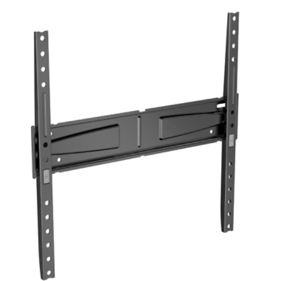 Meliconi FLATSTYLE FS400 - Supporto TV a Parete Fisso da 40 a 65 Pollici, Portata 50 Kg, Attacco VESA 200-300-400, Colore Nero, Made in Italy