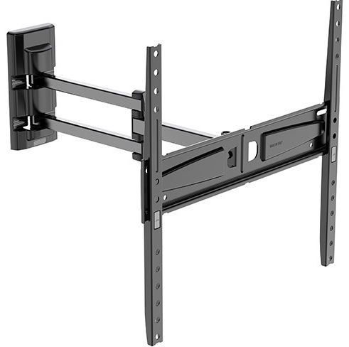 Meliconi FLATSTYLE FR 400 Supporto TV da Parete per Televisori da 40 a 65 Pollici Nero - Peso Max 35 kg, Compatibilità VESA 200/300/400, Inclinazione -5°/ 20°, Rotazione /- 35°