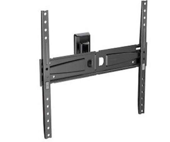 Meliconi FLATSTYLE FTR400 - Supporto TV a Parete Inclinabile per TV da 40 a 65 Pollici, Portata 45 kg, Attacco VESA 200-300-400 mm, Nero, Made in Italy