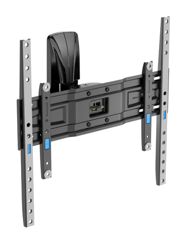 Meliconi Extra 400 Duo CG - Supporto TV Inclinabile e Ruotabile per TV da 32'' a 88'' (Fino a 60 kg) - VESA 200/300/400 mm - Nero