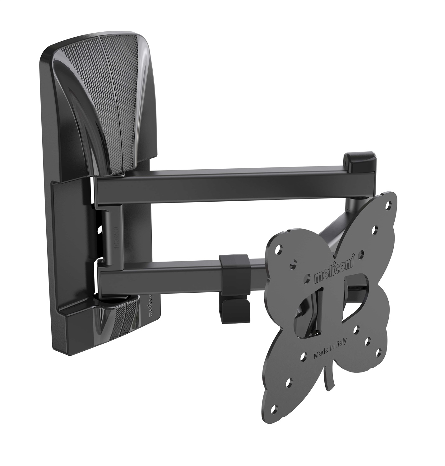 Meliconi SLIMSTYLE PLUS 100 SDR CG Supporto TV a Doppio Braccio per Televisori da 14