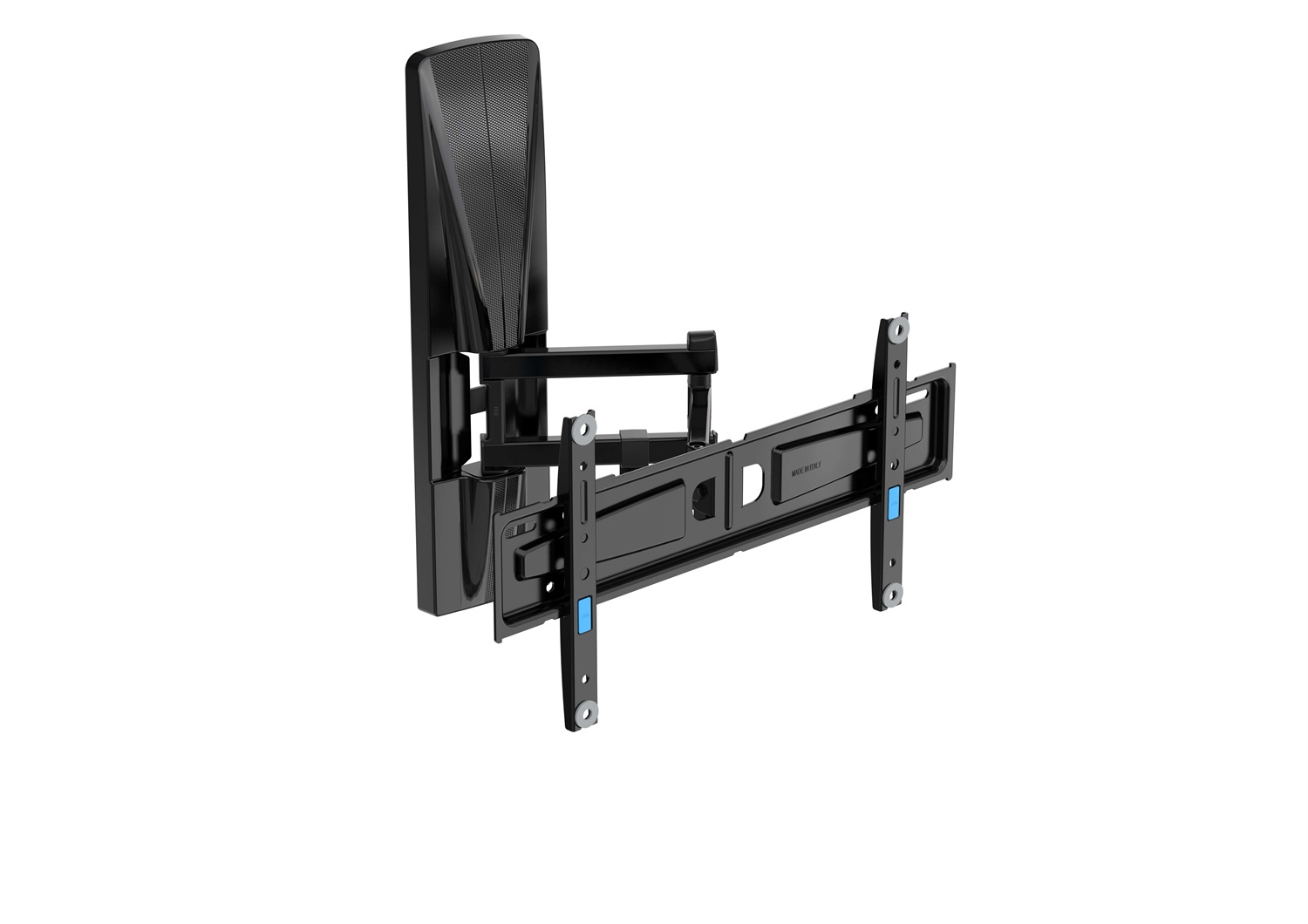 Meliconi EXTRA XDR200400 CG Supporto TV a Doppia Rotazione per Schermi 32''-65'', Portata Max 30 kg, Compatibile VESA 200x200 e 400x400, Nero