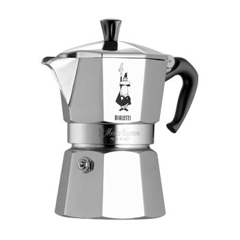 Bialetti Moka Express Caffettiera 6 Tazze in Alluminio - Design Classico