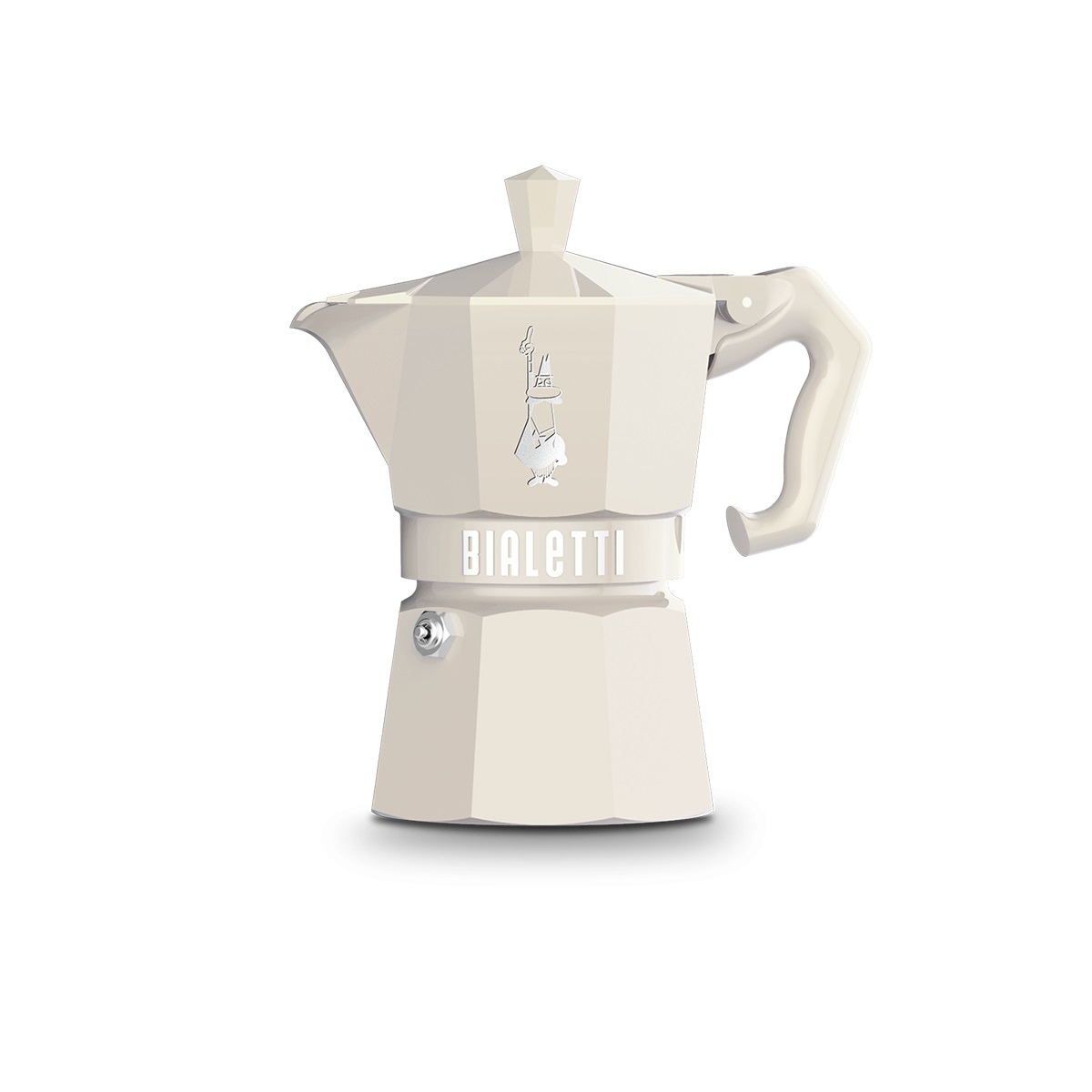 Bialetti Moka Exclusive 3 Tazze Crema - Caffettiera in Alluminio con Design Vintage e Guarnizione in Silicone
