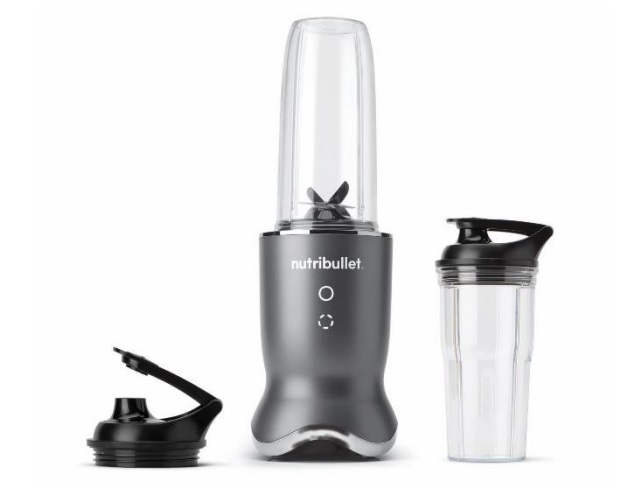 NutriBullet NB1206DGCC Frullatore da Tavolo 1200 W 0,9 L Nero e Trasparente con Funzione Pulsante