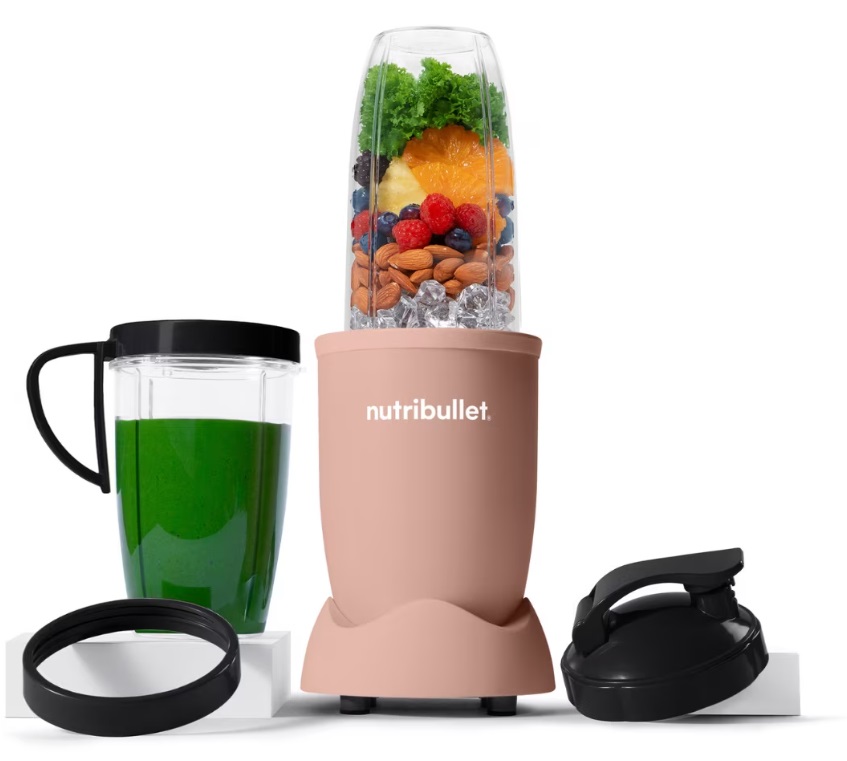 NutriBullet NB907MACL Frullatore Portatile Rosa 0,9 L 900 W con Funzione Tritaghiaccio