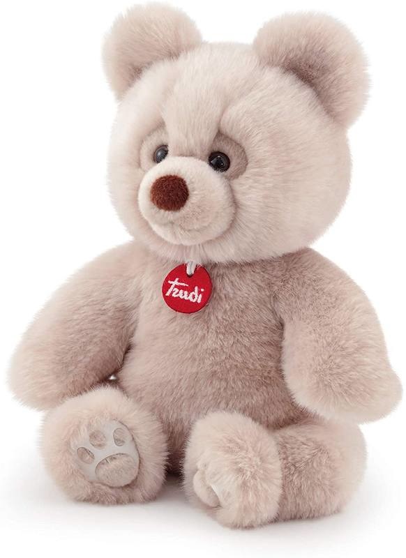 Trudi Orso Brando Beige Taglia M - Peluche 24x27x18cm, Modello 25628, Regalo per Natale, Compleanno e San Valentino