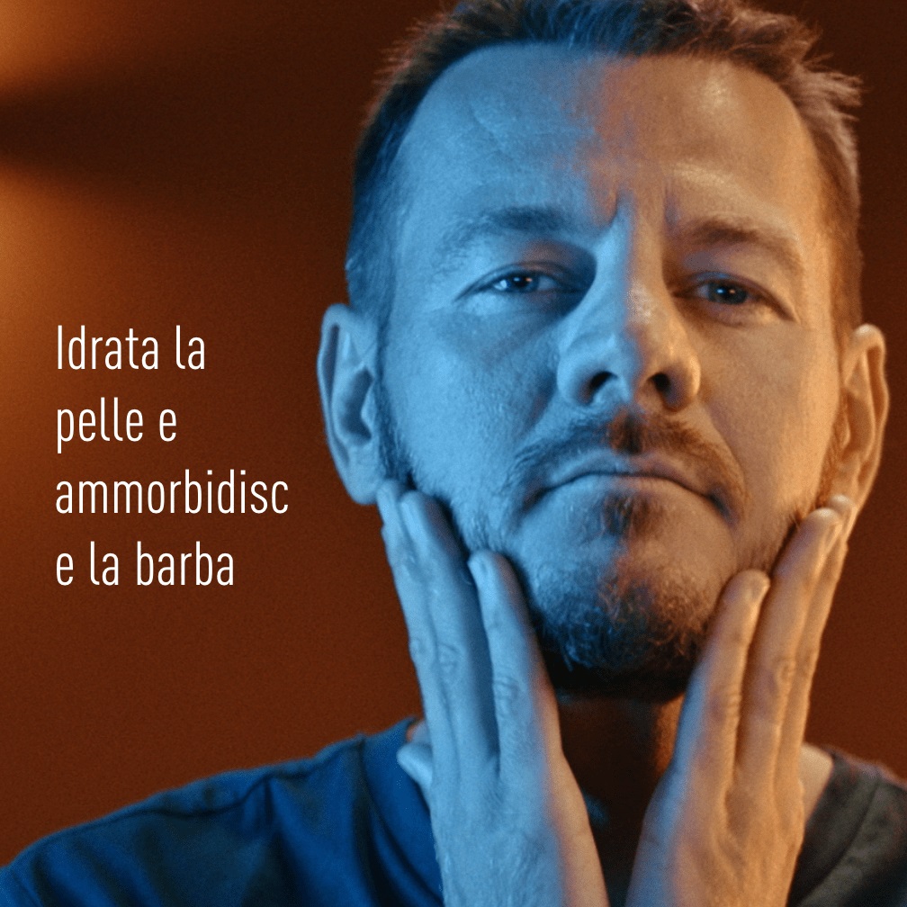 Gillette King C. Crema Idratante per Barba e Viso 100ml - Con Vitamina B3 e B5, Idrata e Ammorbidisce