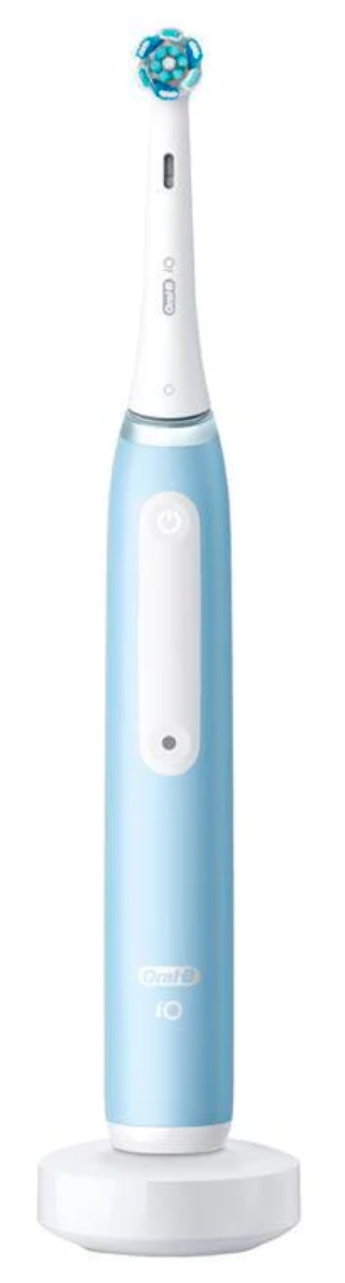 Oral-B iO3 Spazzolino Elettrico Rotante-Oscillante Blu per Adulti - Modalità Sensibile e Sbiancante