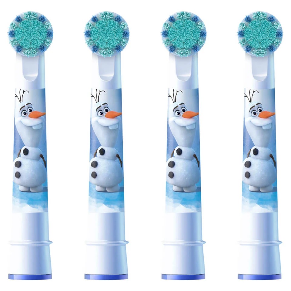 Oral-B Kids Pro 3 Testine di Ricambio Frozen - Confezione da 4 Pezzi, Setole Extra Morbide