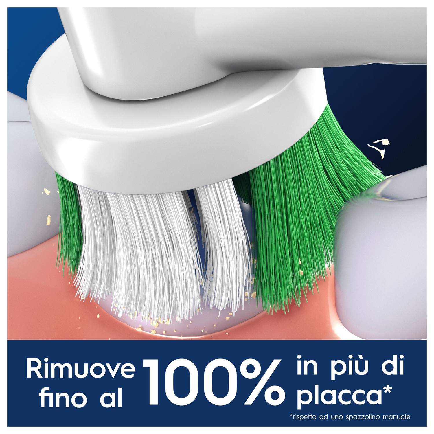 Oral-B Testine di Ricambio Precision Clean - 3 Pezzi per Spazzolino Elettrico