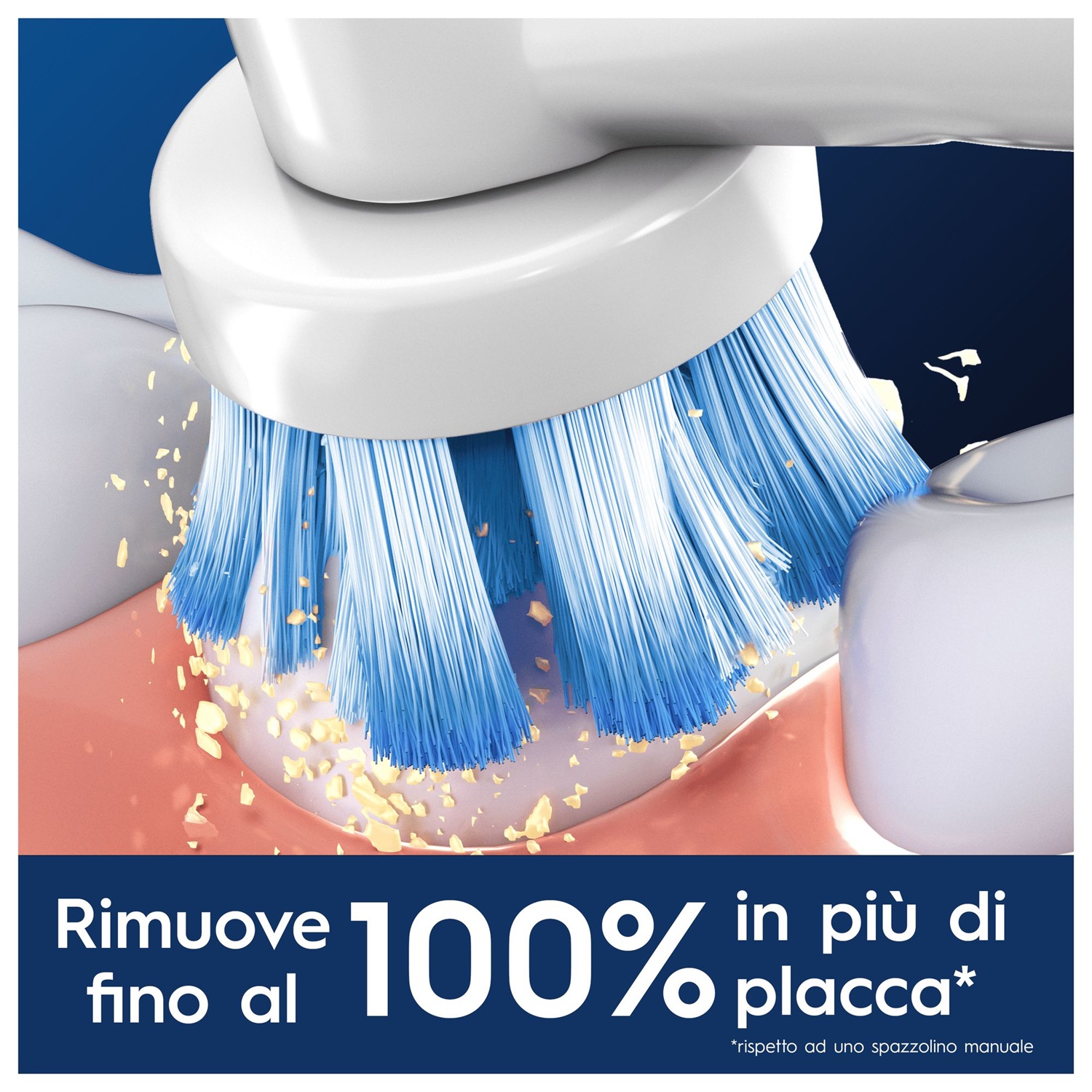 Oral-B Pro Sensitive Clean Testine di Ricambio 3 Pezzi - Setole Ultrathin per Denti Sensibili, Rimozione Efficace della Placca