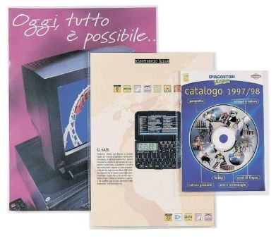 Favorit Buste Trasparenti a Sacco Upocket Superior 21x31 cm in Polipropilene (PP) - Conf. da 25 Pezzi