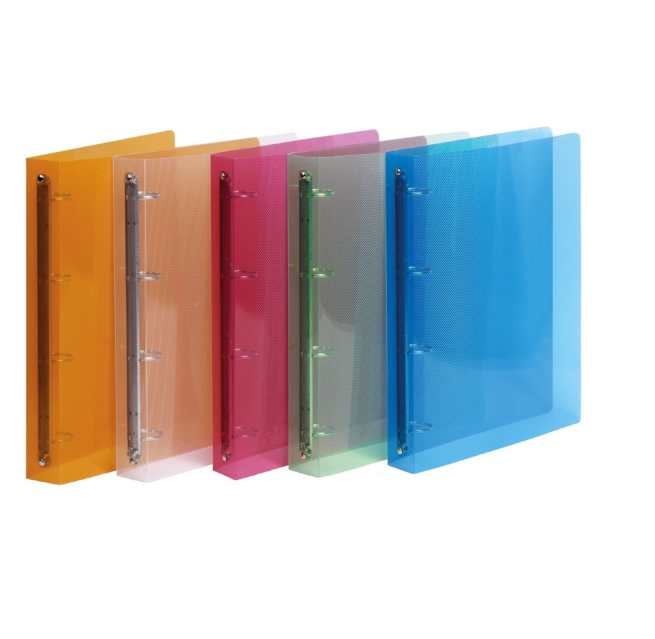 Favorit Raccoglitore Personalizzabile Lumina - 4 Anelli Tondi Ø 15 mm - Formato A4 22x30 cm - Colori Assortiti