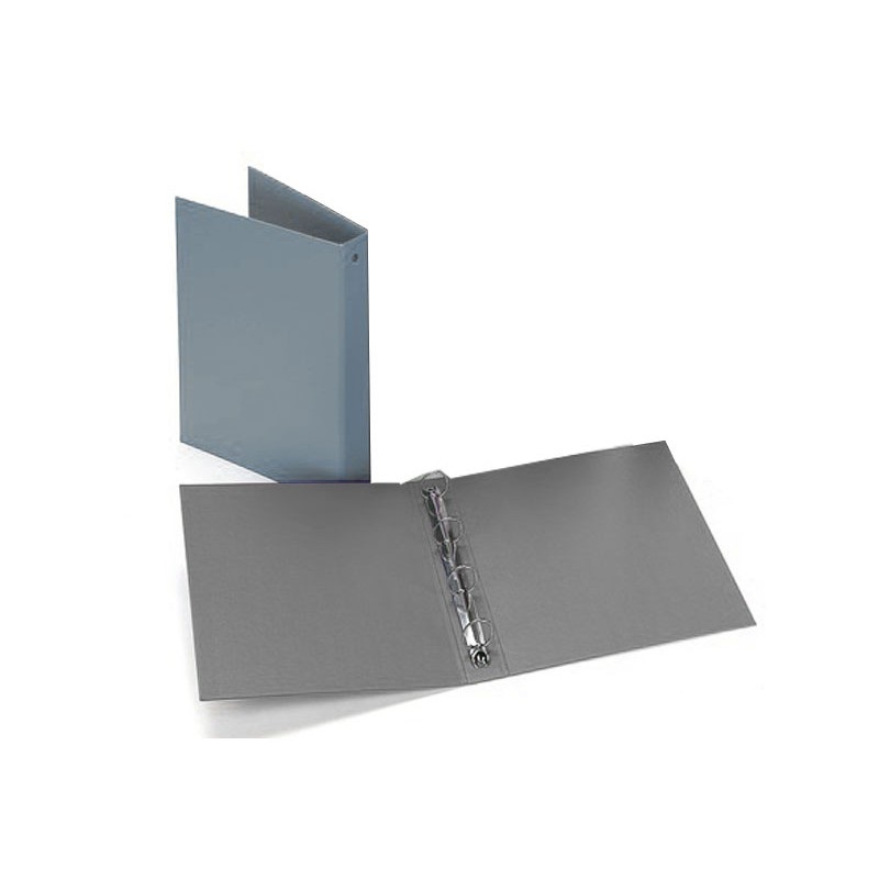 Favorit Raccoglitore Europa Grigio - 4 Anelli Tondi da 30 mm, Formato 22x30 cm, Dorso 4 cm