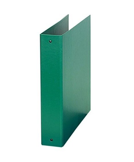 Favorit Raccoglitore Europa Verde 29,5x32 cm - 4 Anelli Tondi Ø 50 mm - Polipropilene con Anima in Cartone