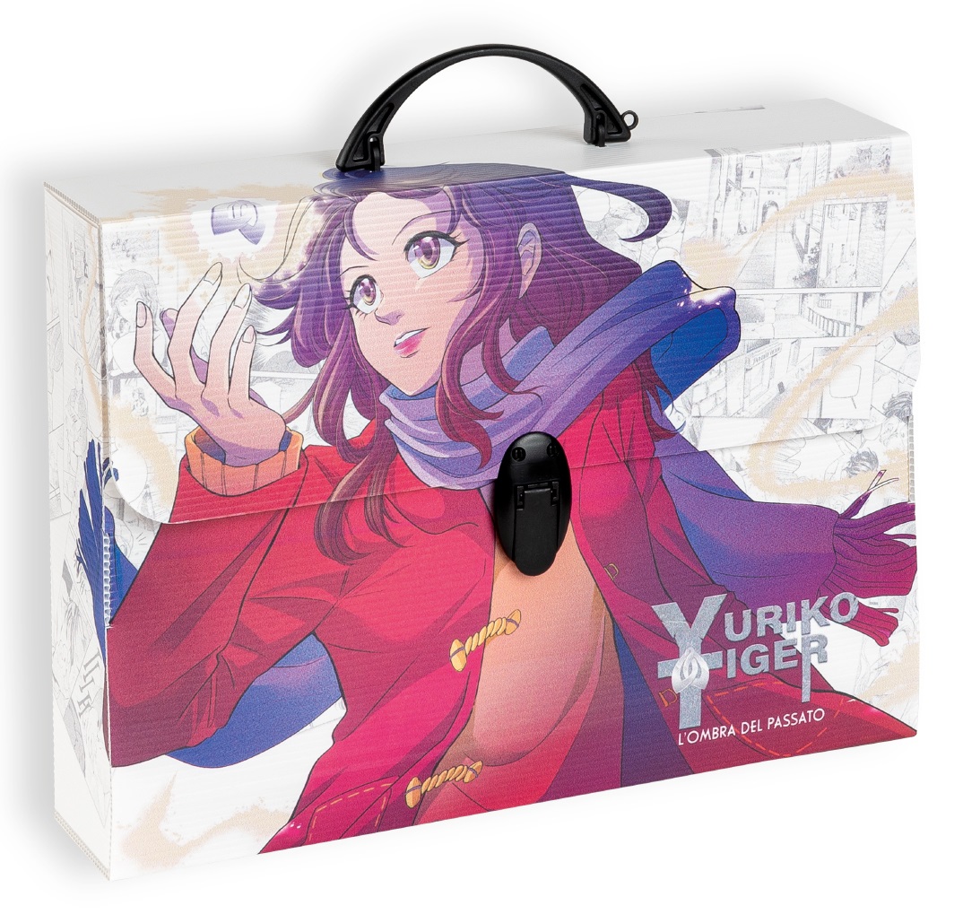 Favorit Valigetta Polipropilene Alveolare Manga 37,5x27x8 cm - 6 Fantasie Assortite con Chiusura a Clip