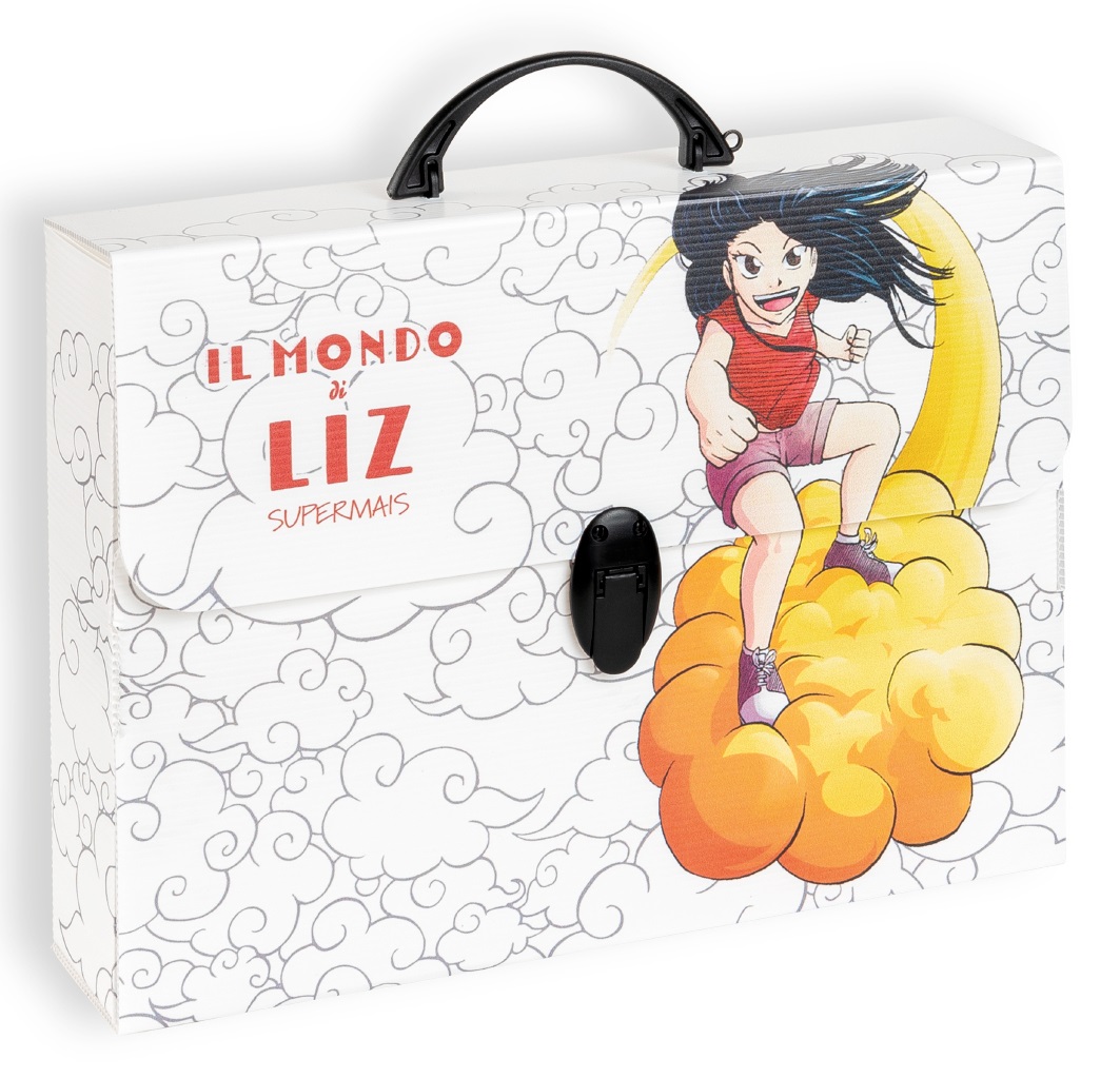 Favorit Valigetta Polipropilene Alveolare Manga 37,5x27x8 cm - 6 Fantasie Assortite con Chiusura a Clip