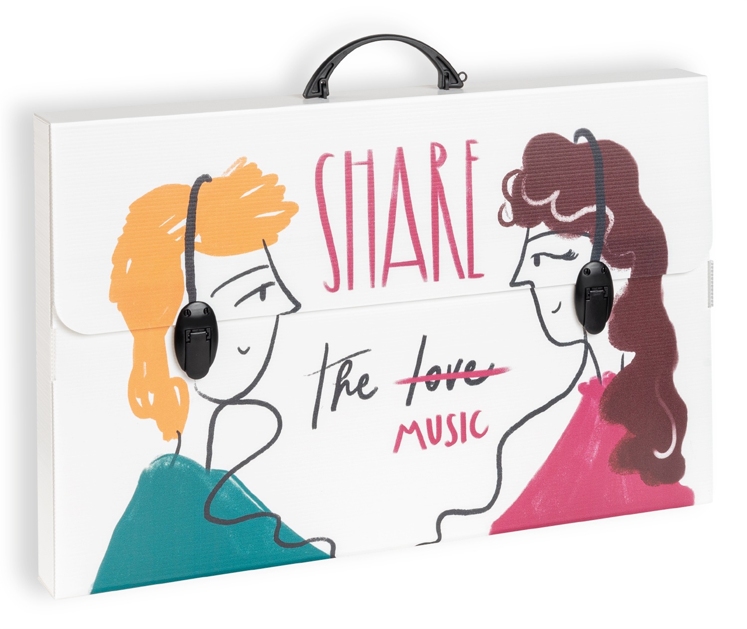 Favorit Valigetta Polipropilene Alveolare Smart - 56,5x36,5x5,5 cm - 6 Soggetti Assortiti