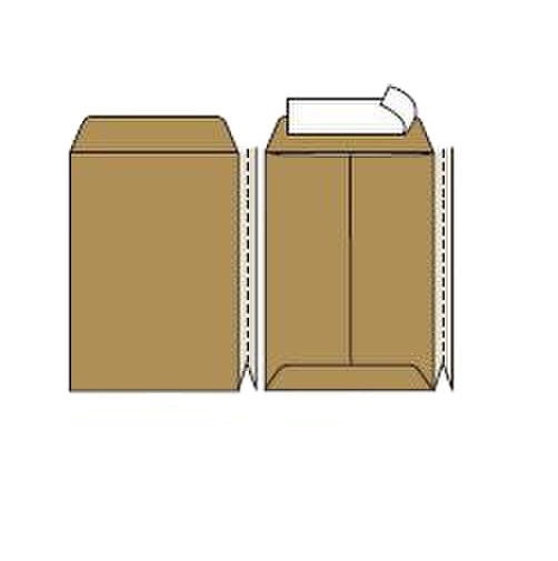 Pigna Busta a Sacco Multi Strip Large - 230 x 330 x 40 mm - Carta Kraft Avana Riciclata 100 gr - Soffietti Laterali da 4 cm - Conf. 250 Pezzi