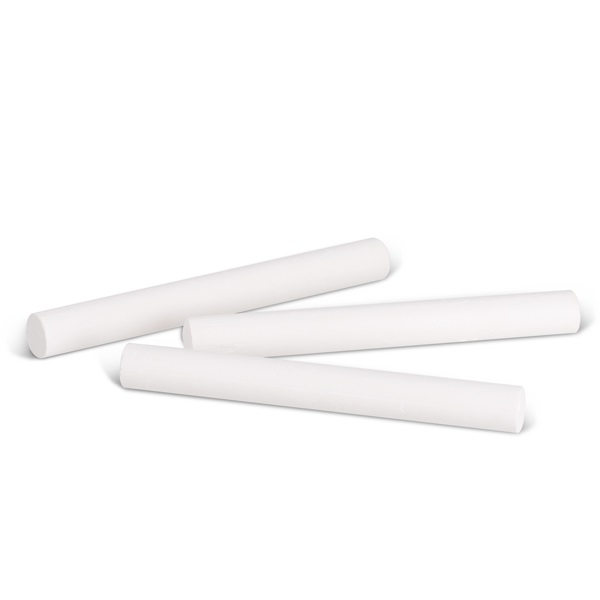 Primo Gessetti Tondi Bianco - Ø 9x80 mm - Scatola da 10 Gessetti per Lavagna in Ardesia