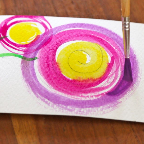 Primo Acquerelli Jumbo Ø 44 mm - Confezione da 10 Colori Assortiti con Pennello