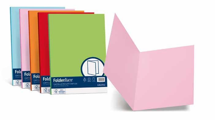 Favini Cartelline Semplici Luce - 200 gr - 25 x 34 cm - Blu Cobalto - Conf. 50 Pezzi