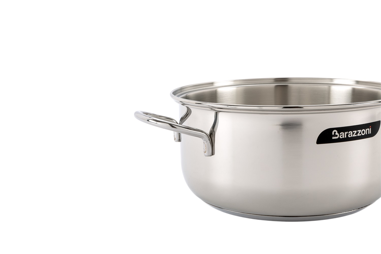 Barazzoni Casseruola 16cm Bonita - Acciaio Inox 18/10, Capacità 1,4L, Adatta per Induzione, Gas e Alogena