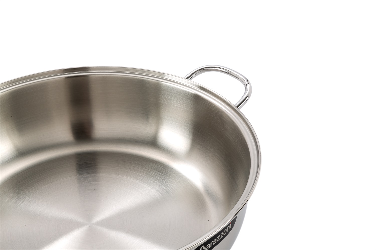 Barazzoni Tegame Bonita 26 cm in Acciaio Inossidabile con Due Manici Ergonomici