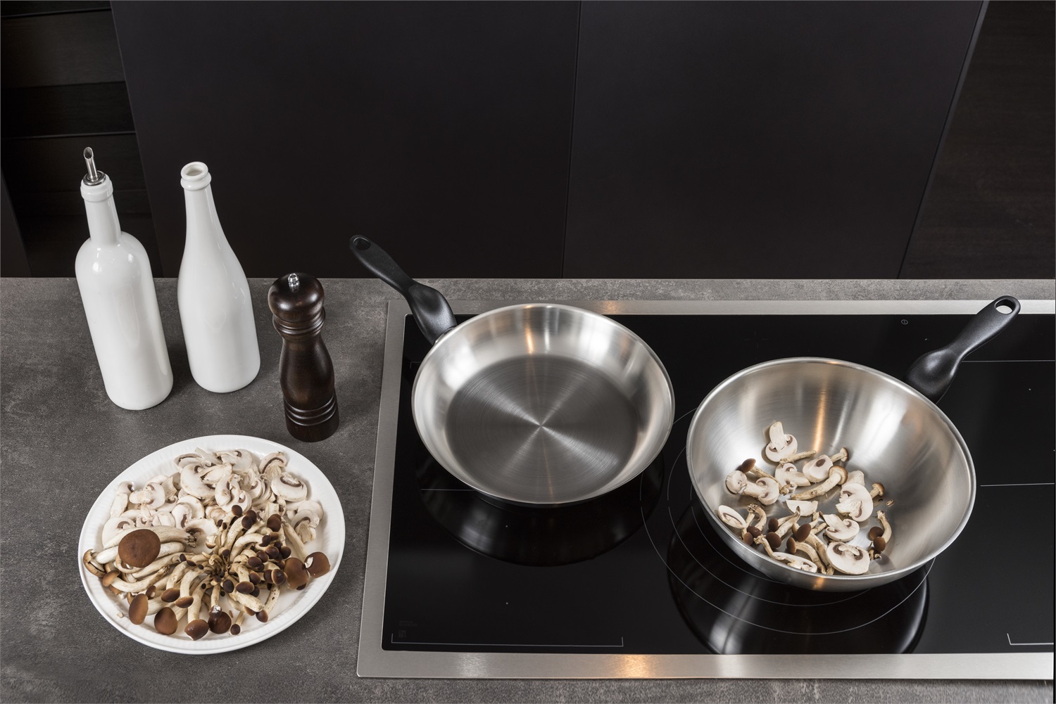 Barazzoni Padella Inox 20cm Le Inoxidabili - Acciaio Inox 18/10, Rotonda, Triplo Fondo, Argento