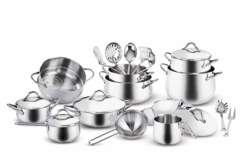 Barazzoni 29292405 set di pentole 24 pz