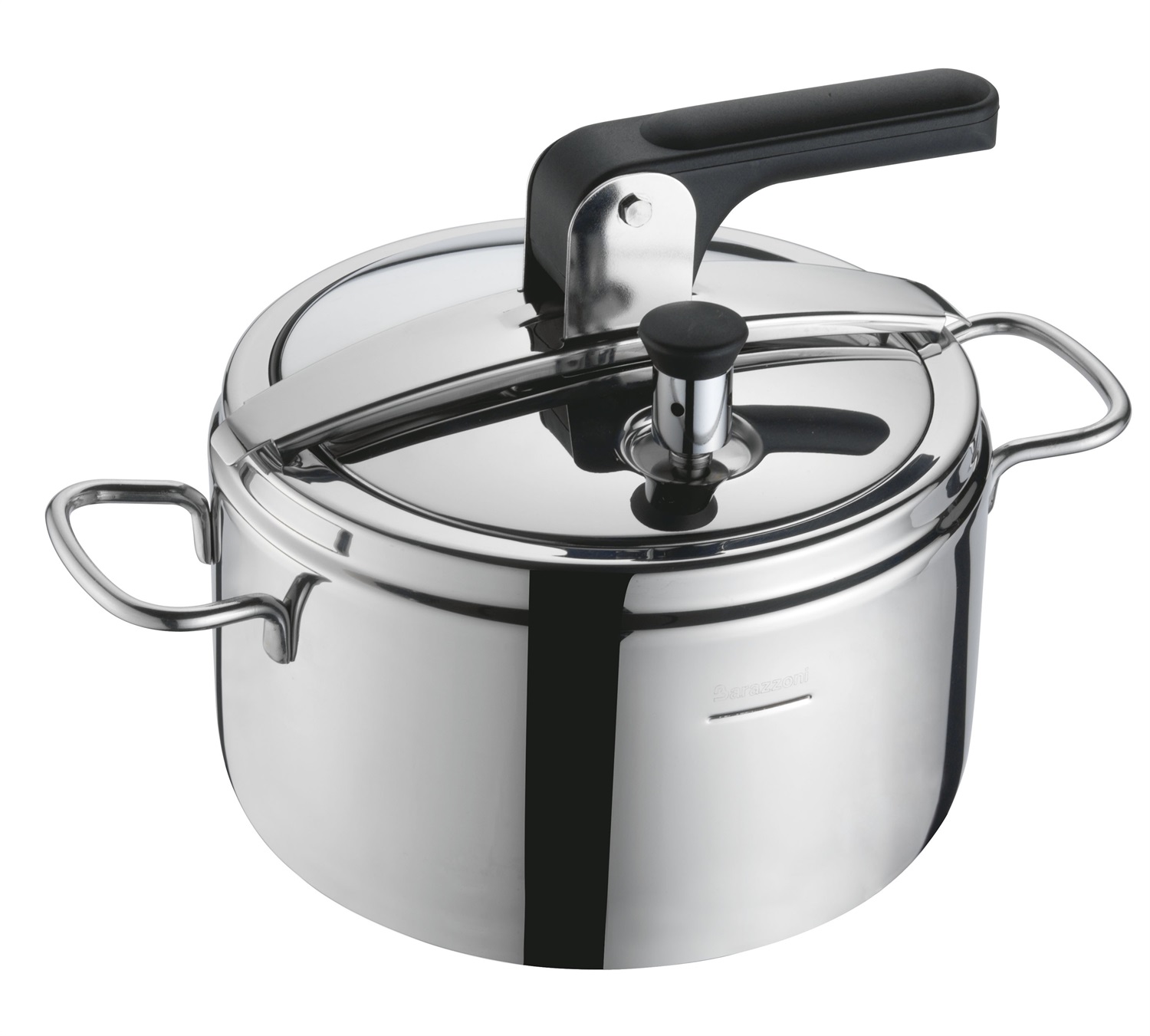 Barazzoni Pentola a Pressione Basic 7L, ø22cm, Acciaio Inossidabile 18/10, Made in Italy