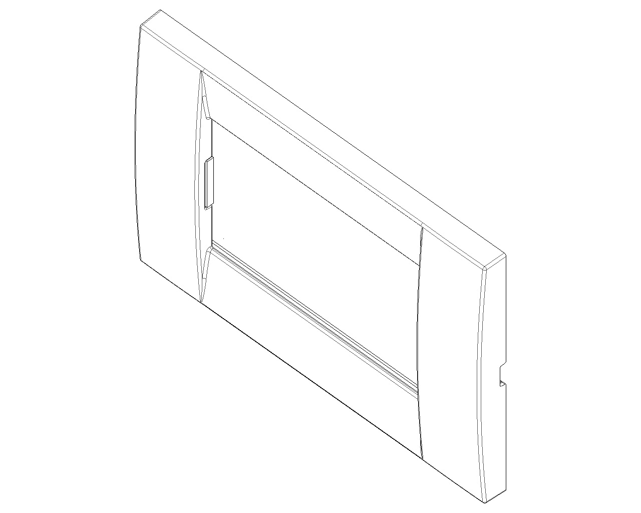 Vimar Idea 16733.32 Placca Classica 3 moduli in metallo pressofuso oro lucido - Dimensioni 12 x 8.2 x 0.925 cm