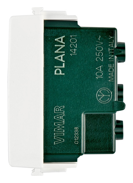 Vimar 14201 Presa Elettrica 2P T 10A P11 Bianco - Serie Plana