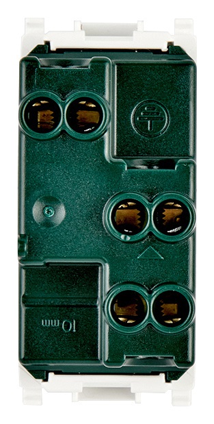 Vimar 14201 Presa Elettrica 2P T 10A P11 Bianco - Serie Plana