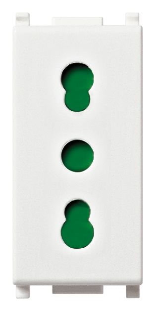 Vimar Plana 14203 Presa Bipasso 2P T 16A 250V Bianco