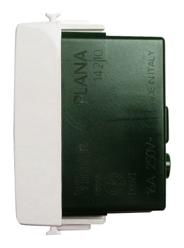 Vimar 14210 Presa Schuko Universale Plana 2P T 16A Bianco