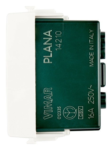 Vimar 14210 Presa Schuko Universale Plana 2P T 16A Bianco