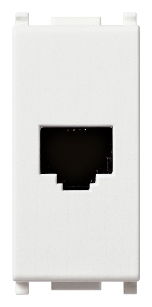 Vimar Presa Telefonica RJ11 6/4 Bianco Serie Plana 14320