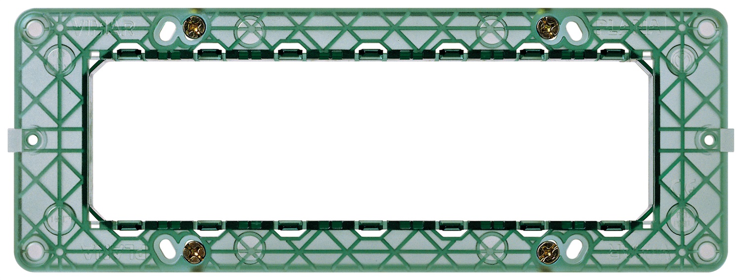 Vimar Plana Supporto 7 Moduli con Viti per Scatole 6/7 Moduli - 14617
