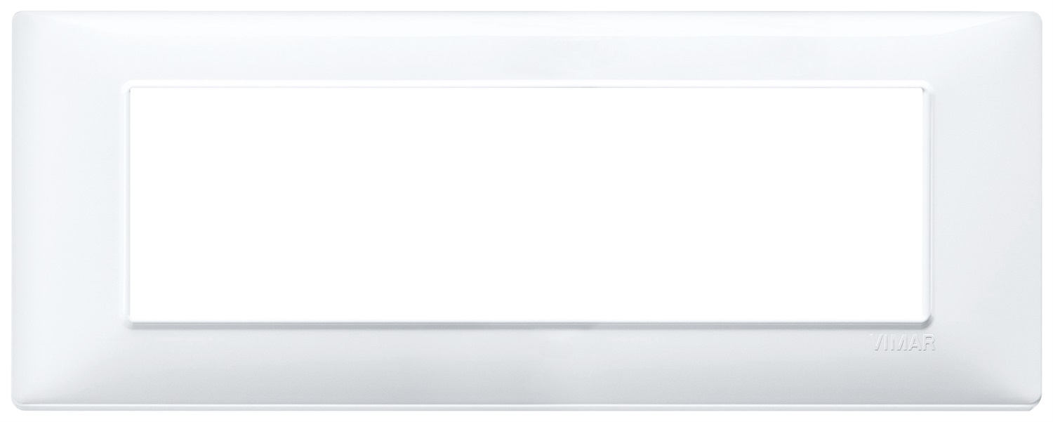 Vimar Plana 14657.01 Placca 7 Moduli Bianco in Tecnopolimero