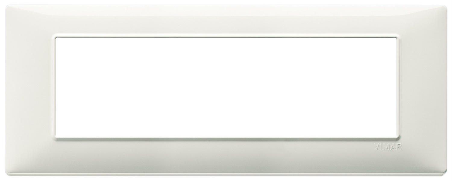 Vimar Plana 14657.02 Placca 7 Moduli Colore Avorio in Tecnopolimero