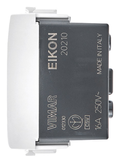 Vimar 20210.B Presa di Corrente Universale 2P T 16A Bianco - Serie Eikon