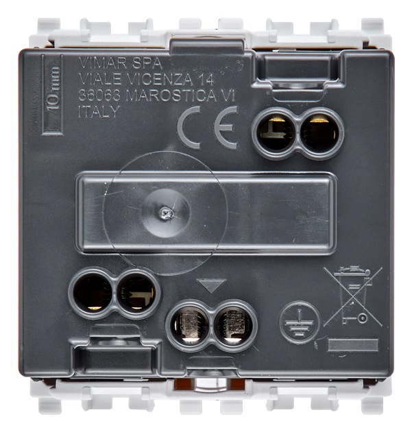 Vimar 20210.B Presa di Corrente Universale 2P T 16A Bianco - Serie Eikon