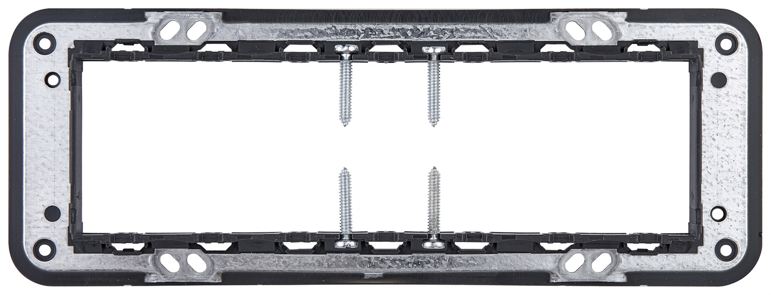 Vimar 21617 Supporto Eikon 7 Moduli Completo di Viti