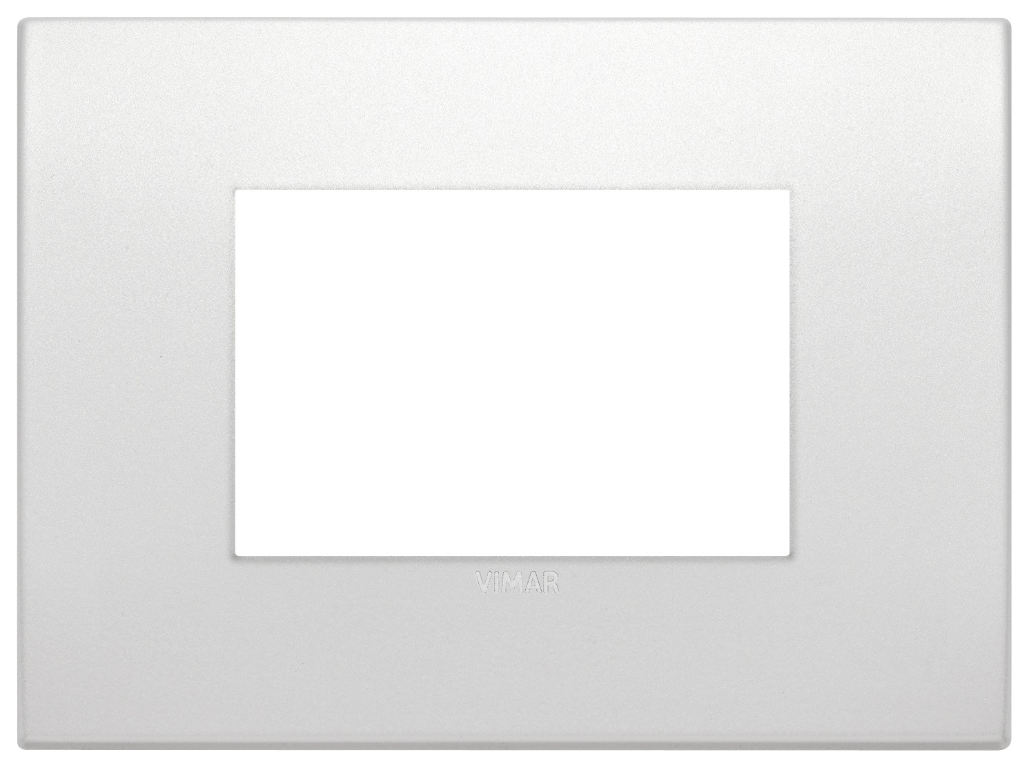Vimar Arkè Placca Classic 3 Moduli Metallo Perla Matt