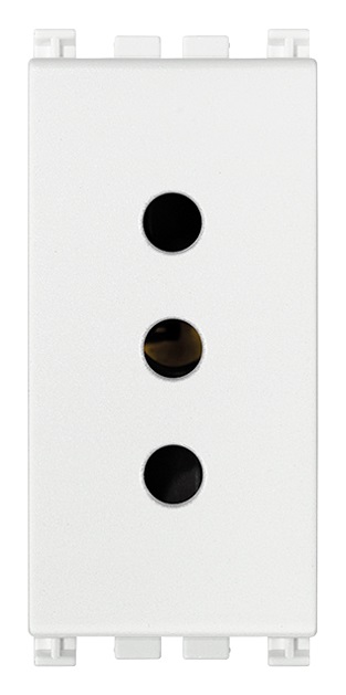 Vimar 19201.B Presa di Corrente 2P T 10A 250V Bianco Serie Arké SICURY