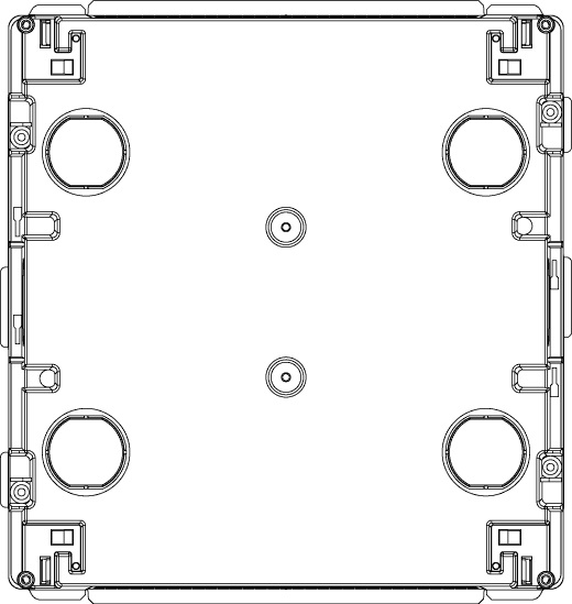 Vimar V53308 Scatola Incasso per Centralino Estetico 8 Moduli Azzurro IP40 per Pareti in Muratura